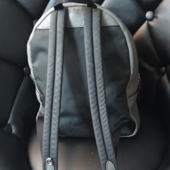 Grey coach purse (back pack style) main image 4
